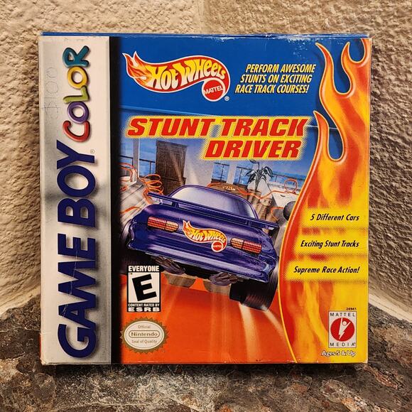 Game - Hot Wheels: Stunt Track Driver (CIB+) - Game Boy Color - Picture 1 of 12
